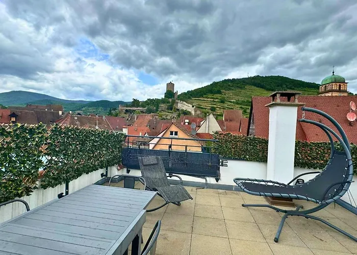 Le Rooftop Du Schlossberg Kaysersberg-Vignoble